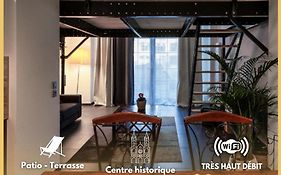 Manhattan Loft - centre - 5 mn à pied gare - parking privé - patio